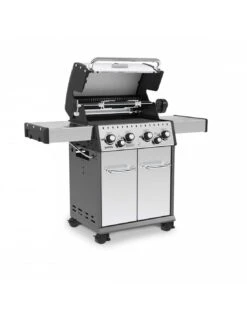 Broil King BARBECUE BARON S490IR INOX + ROTISSOIRE ET PLANCHA