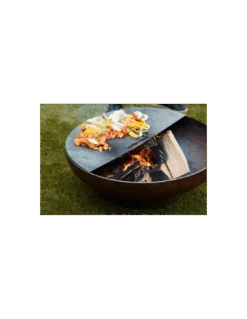 BRASERO JACK 60 CM - ACIER CORTEN - BARBECOOK -Barbecue Grillades Magasin brasero jack 60 cm acier corten barbecook 3