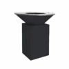 BRASERO OFYR CLASSIC BLACK 100 2 BRASERO OFYR CLASSIC BLACK 100 -Barbecue Grillades Magasin brasero ofyr classic black 100 plancha acier pied 75cm