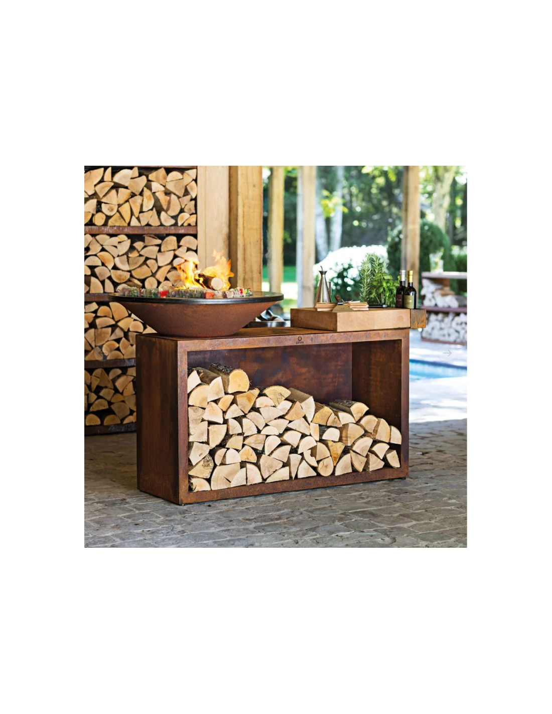 BRASERO OFYR ISLAND 100 CORTEN TECK 4 BRASERO OFYR ISLAND 100 CORTEN TECK – Image 2