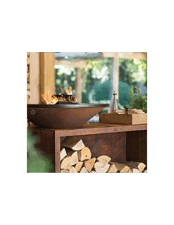 BRASERO OFYR ISLAND 100 CORTEN TECK 12 BRASERO OFYR ISLAND 100 CORTEN TECK -Barbecue Grillades Magasin brasero ofyr island 100 teck 3