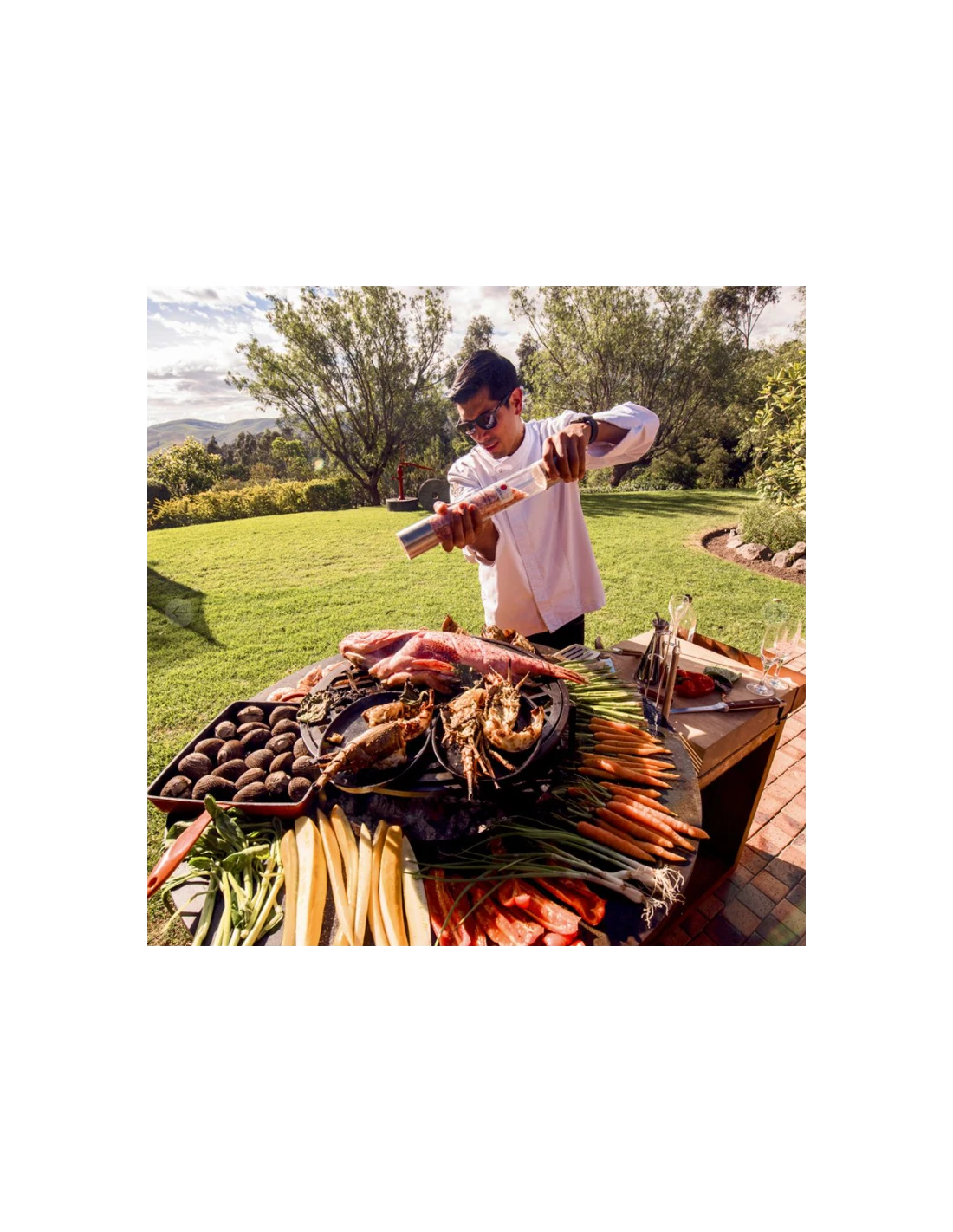 BRASERO OFYR ISLAND 100 CORTEN TECK 7 BRASERO OFYR ISLAND 100 CORTEN TECK – Image 5