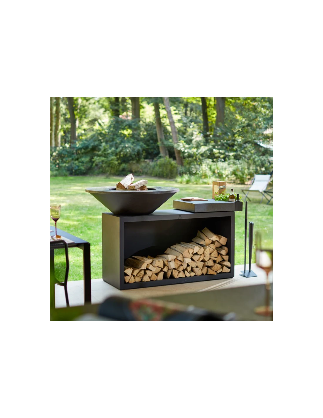 BRASERO OFYR ISLAND BLACK 100 CERAMIQUE 4 BRASERO OFYR ISLAND BLACK 100 CERAMIQUE – Image 2