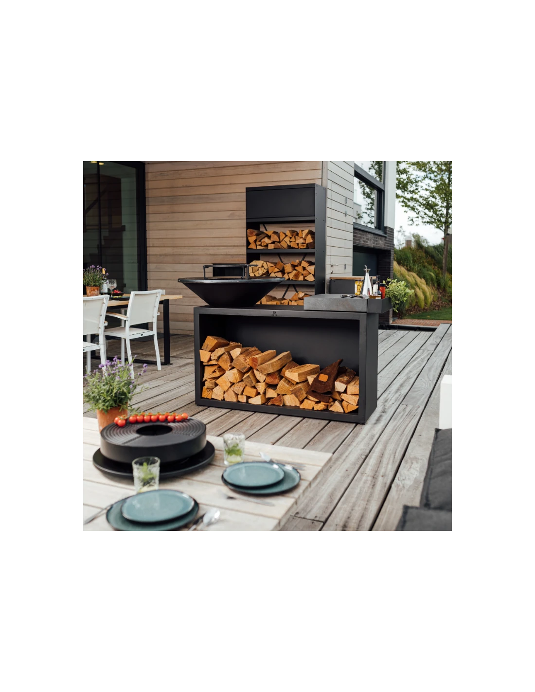 BRASERO OFYR ISLAND BLACK 100 CERAMIQUE 5 BRASERO OFYR ISLAND BLACK 100 CERAMIQUE – Image 3