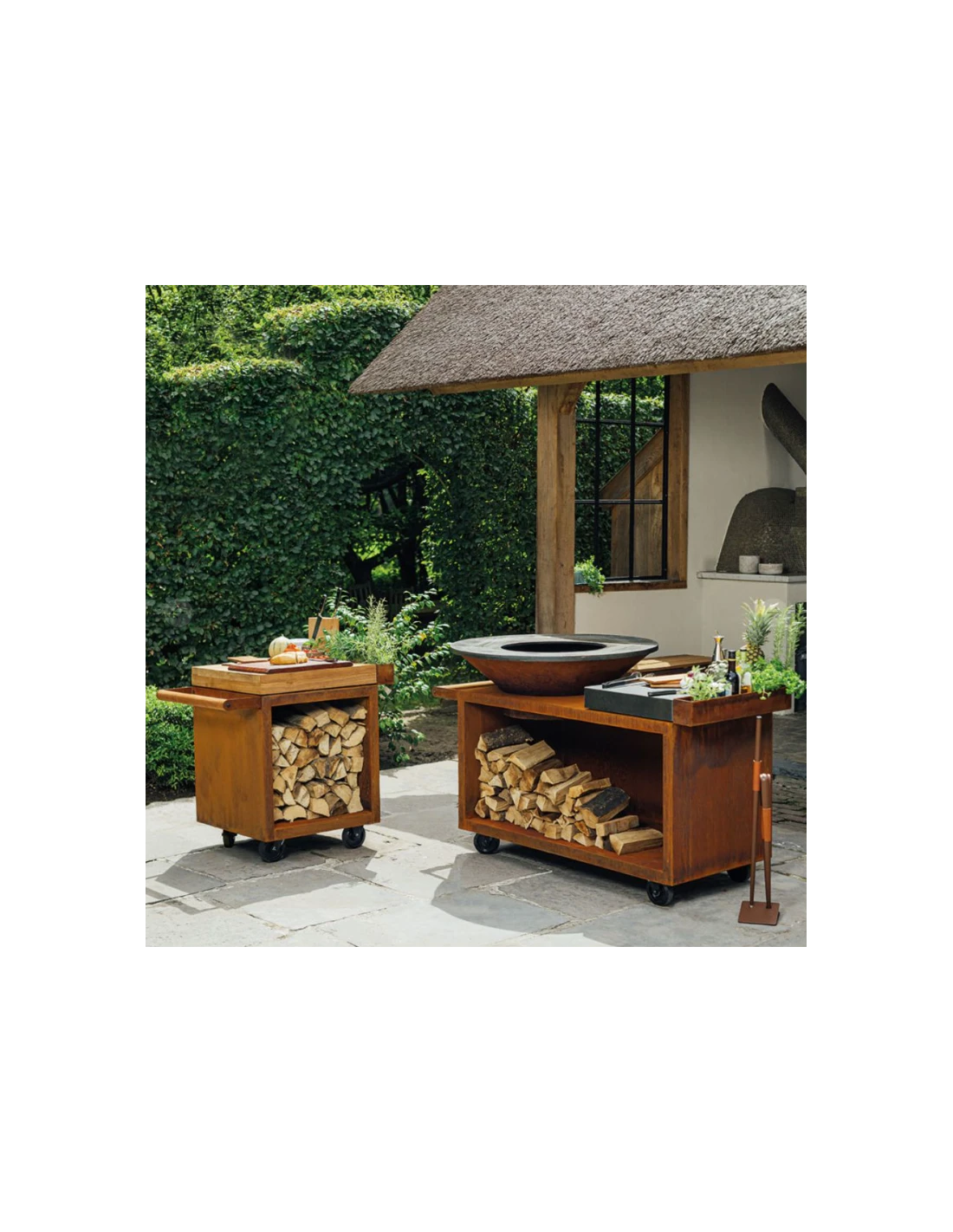 BRASERO OFYR ISLAND PRO 100 CORTEN CERAMIQUE 4 BRASERO OFYR ISLAND PRO 100 CORTEN CERAMIQUE – Image 2