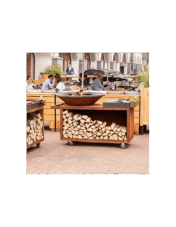 BRASERO OFYR ISLAND PRO 100 CORTEN CERAMIQUE 8 BRASERO OFYR ISLAND PRO 100 CORTEN CERAMIQUE -Barbecue Grillades Magasin brasero ofyr island pro 100 ceramique 2