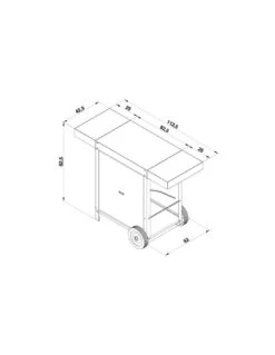 CHARIOT OSCAR ACIER ENO 11 CHARIOT OSCAR ACIER ENO -Barbecue Grillades Magasin chariot oscar acier eno 4