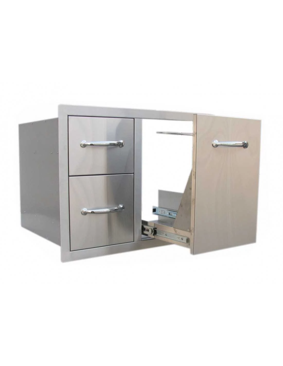 COMBO TIROIR DOUBLE AVEC PORTE (76CM) 4 COMBO TIROIR DOUBLE AVEC PORTE (76CM) â Image 2