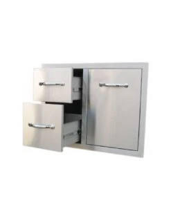 COMBO TIROIR DOUBLE AVEC PORTE (76CM)