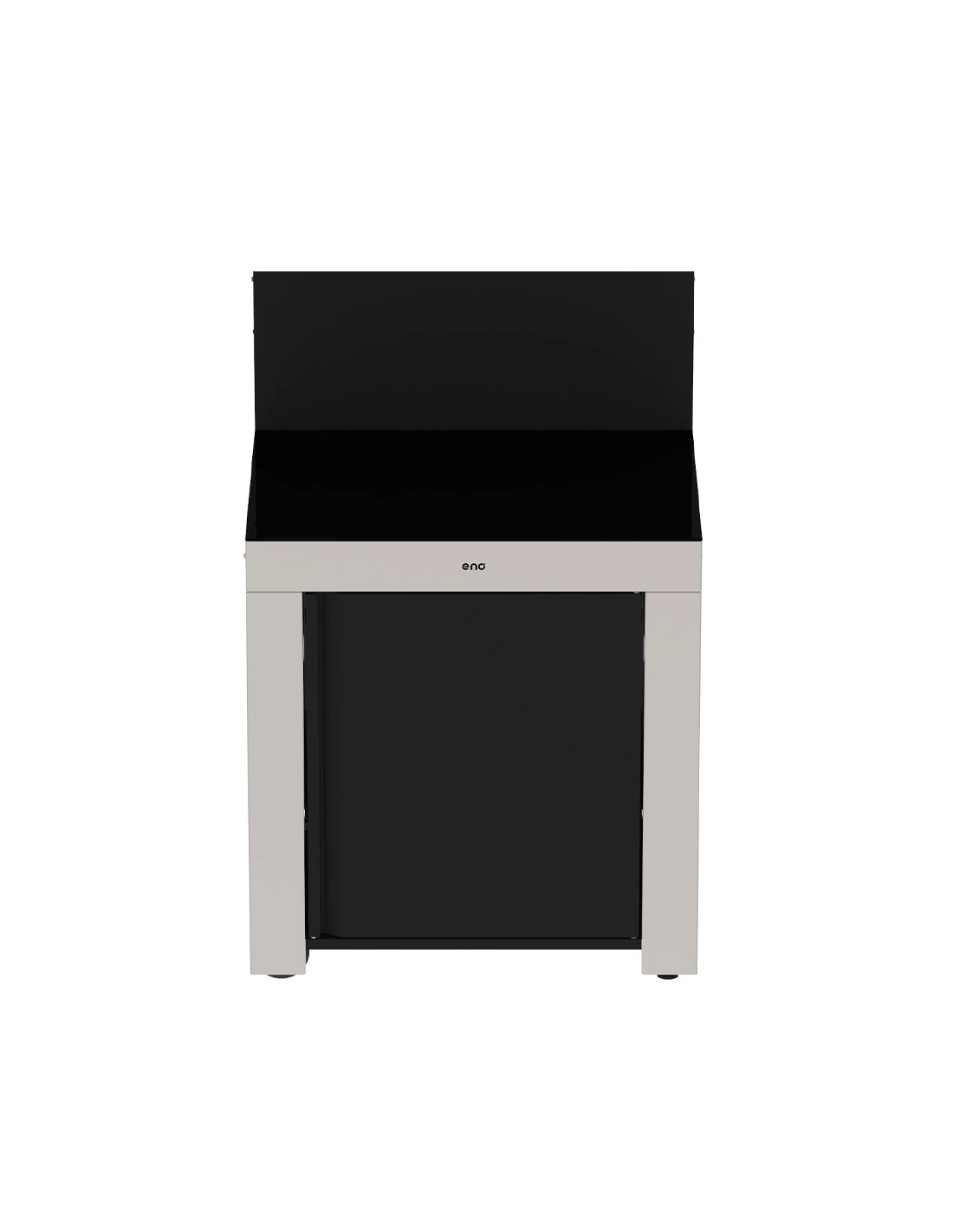 MODULO ENO INOX PORTE NOIRE PLAN DE TRAVAIL 4 MODULO ENO INOX PORTE NOIRE PLAN DE TRAVAIL – Image 2