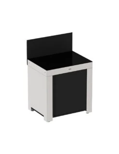 MODULO ENO INOX PORTE NOIRE PLAN DE TRAVAIL