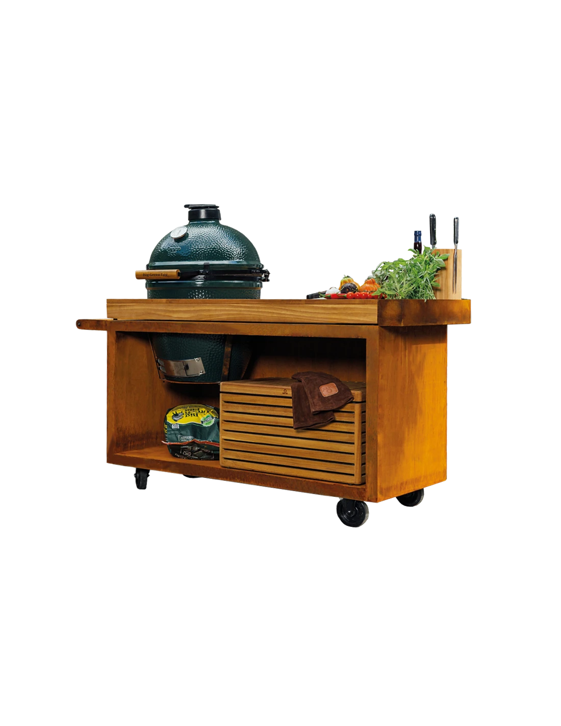 OFYR KAMADO TABLE PRO TECK BIG GREEN EGG 2 OFYR KAMADO TABLE PRO TECK BIG GREEN EGG