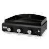 PLANCHA GAZ AMALIA 360 ACIER NOIR -Barbecue Grillades Magasin plancha exclusive amalia 360 acier noir