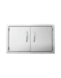 PORTE DOUBLE EN INOX MM- L91.5 X H 53.7 CM 7 PORTE DOUBLE EN INOX MM- L91.5 X H 53.7 CM -Barbecue Grillades Magasin porte double mm 92cm 2