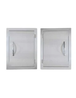 PORTE SIMPLE VERTICALE INOX - L43.20xH58.80 Cm 7 PORTE SIMPLE VERTICALE INOX - L43.20xH58.80 Cm -Barbecue Grillades Magasin porte simple verticale pm 43cm 2