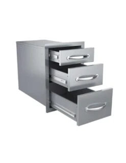 TIROIR TRIPLE INOX (l36CM) - SUNSTONE